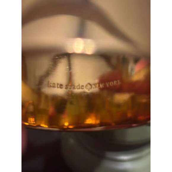 Kate Spade Gold-Tone Pyramide Stud Turnlock Bangle Bracelet - Picture 10 of 13